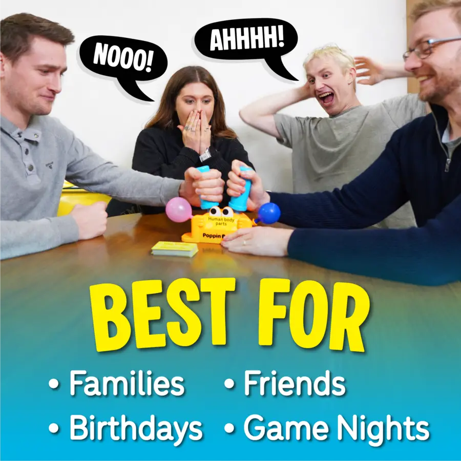 Best for families, friends, birthdays and game nights